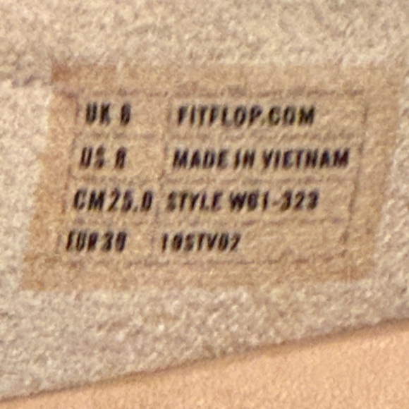 Fitflop Rose Gold Allegro Ballet Flat NWOB Size 8 - Picture 6 of 8